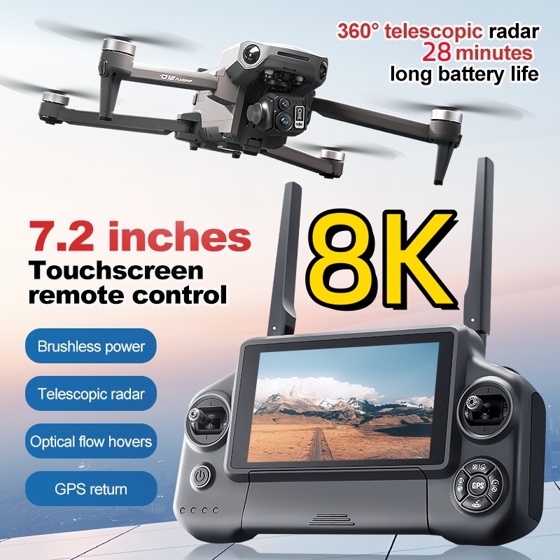 8K 3 Axis Gimbal Brushless 7.2 - Drone Camera With Gimbal avis et prix