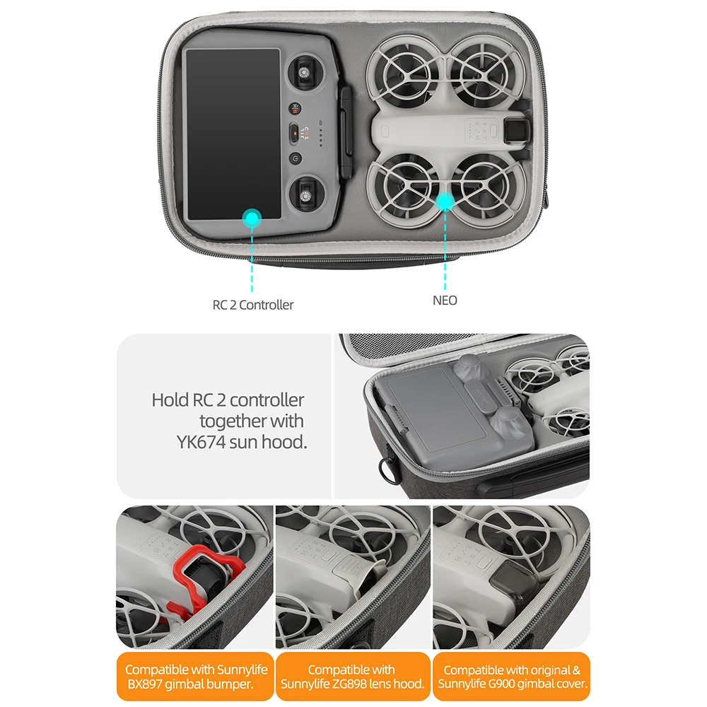 For DJI NEO RC 2 Remote Contro - Drone Camera Case avis et prix