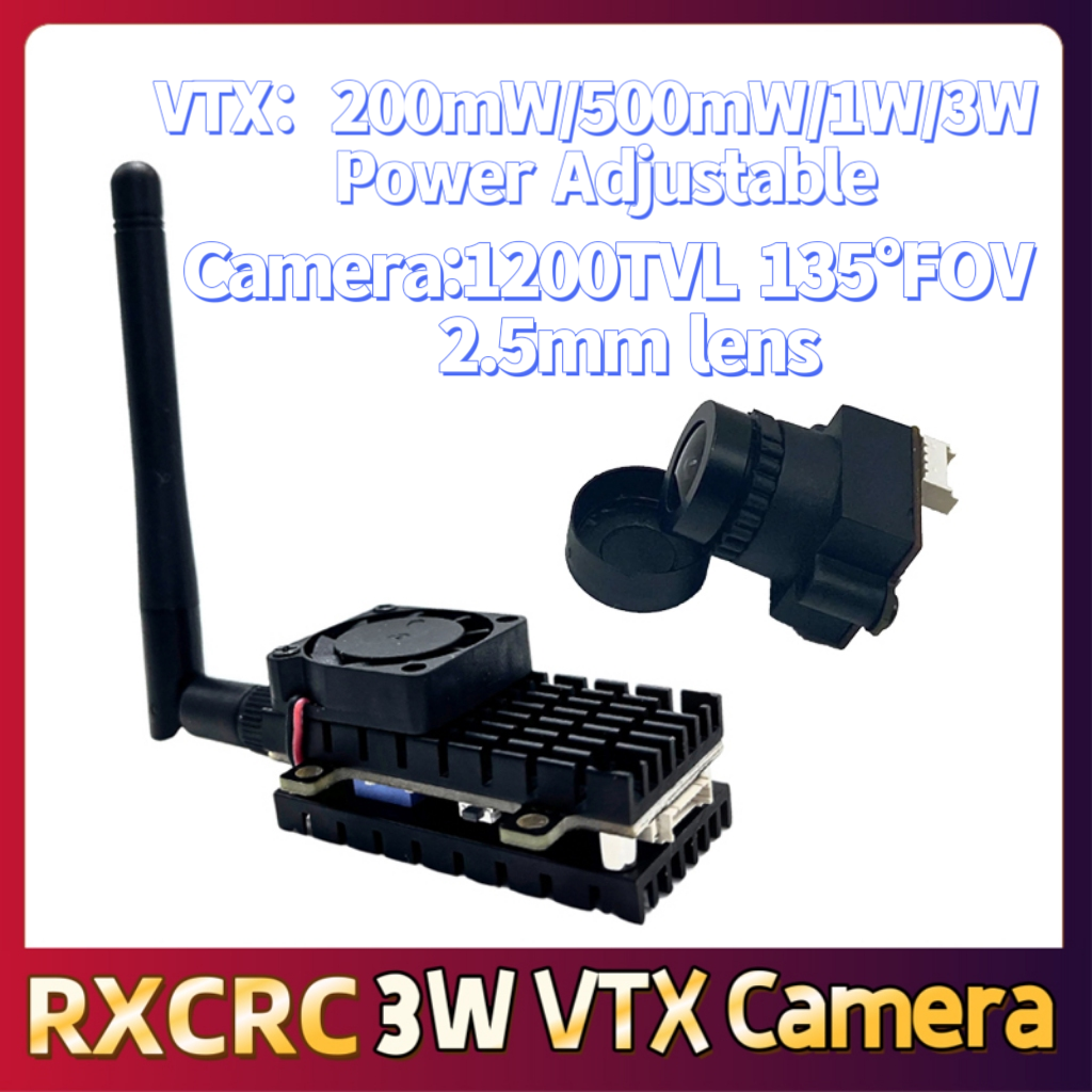 RXCRC 5.8G 3W Video VTX transm - Drone Camera Lens avis et prix