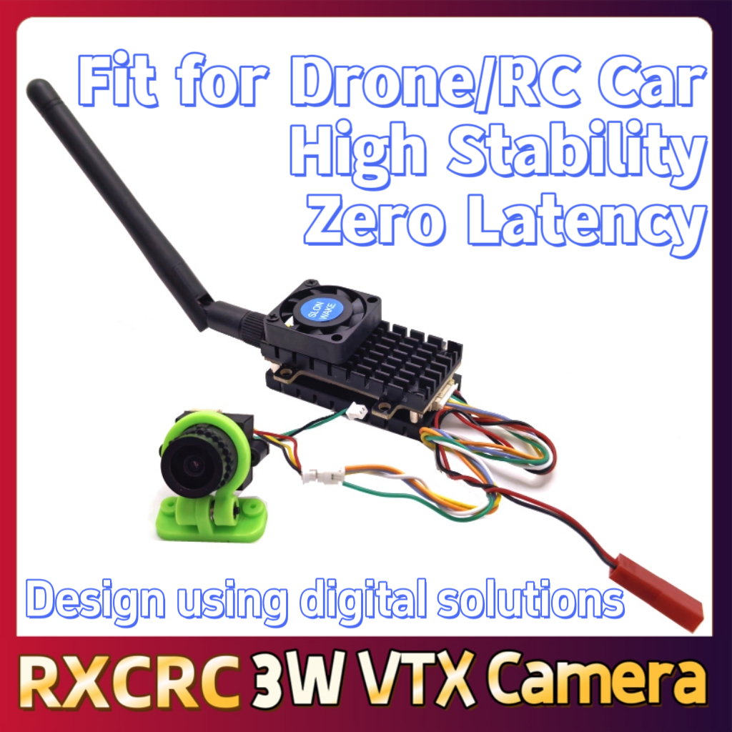 RXCRC 5.8G 3W Video VTX transm - Drone Camera Lens avis et prix