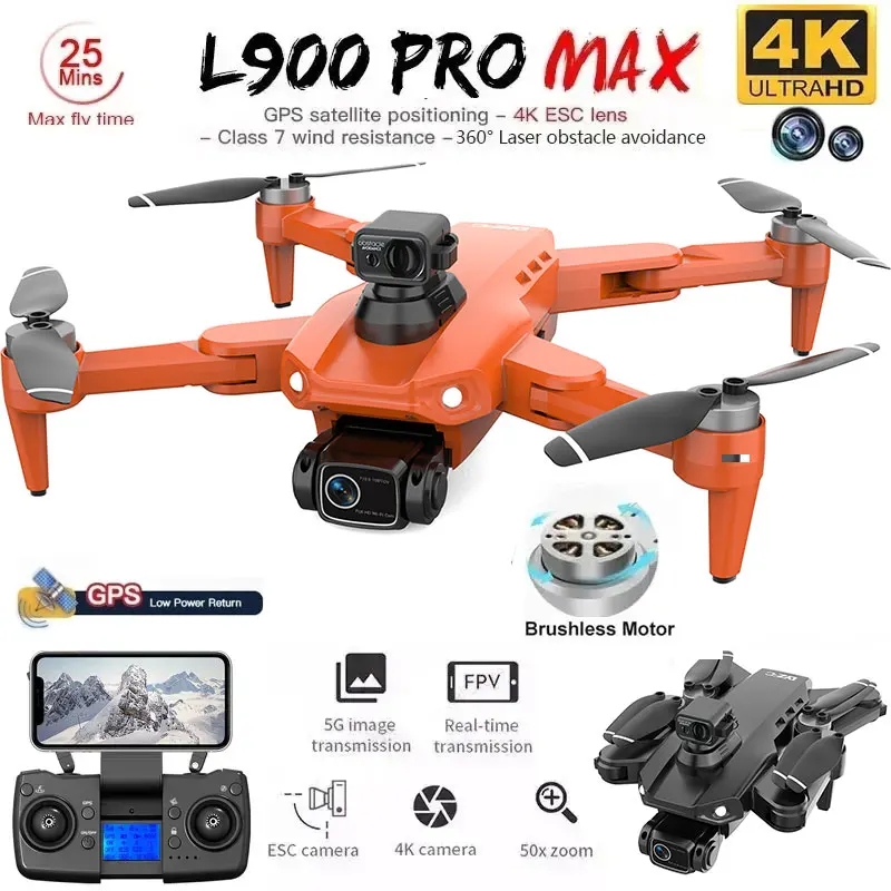 L900 Pro MAX GPS Drone 4K Prof - Drone Camera Night Vision avis et prix