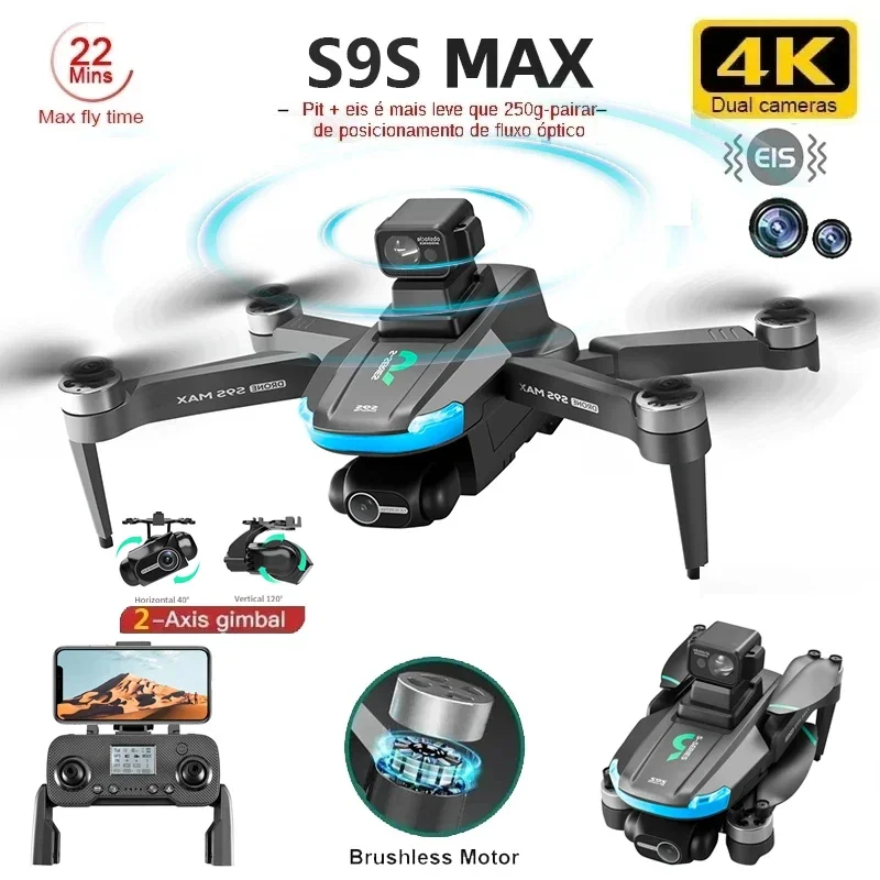 NEW S9S MAX MINI Drone 4K 2-Ax - Drone Camera Night Vision avis et prix