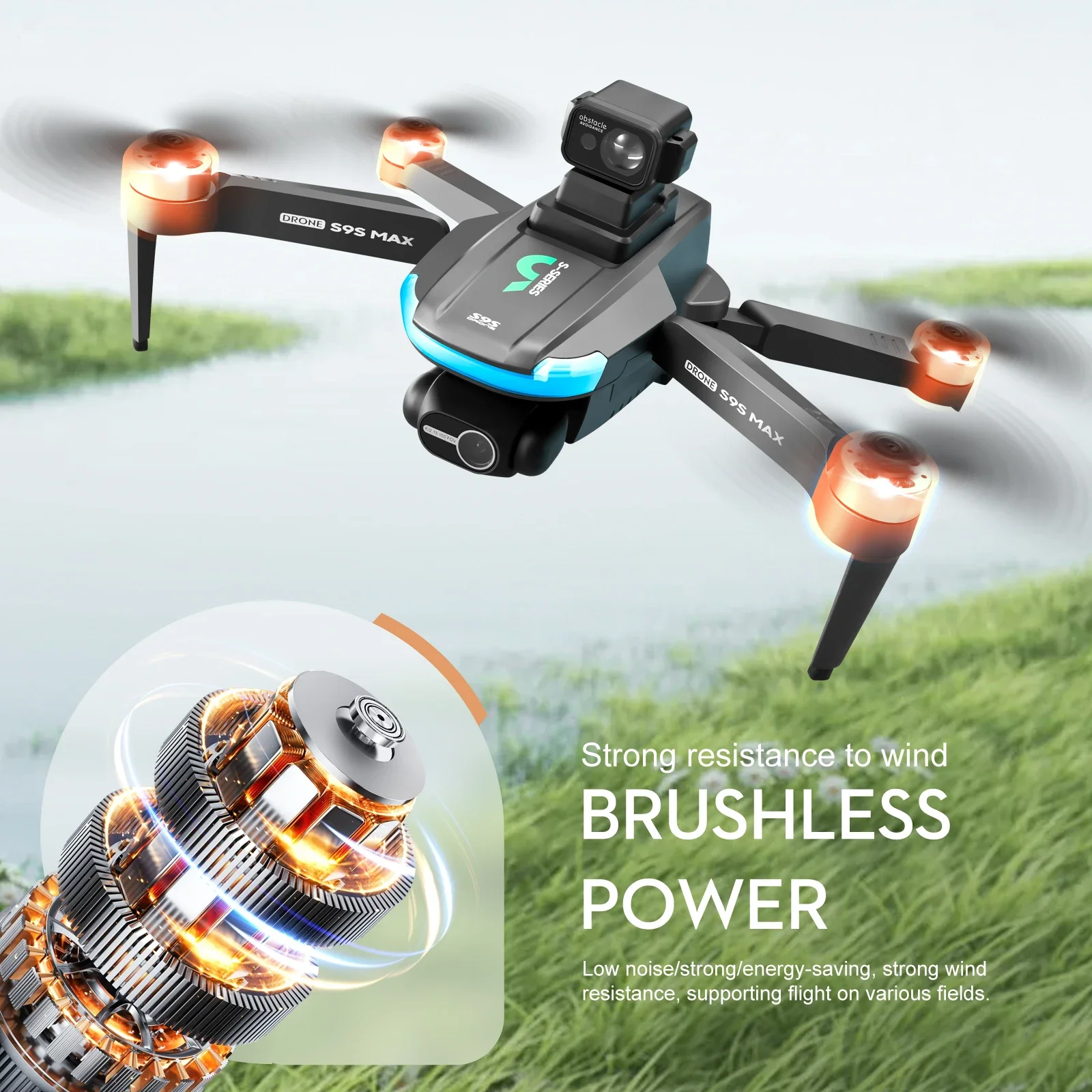 NEW S9S MAX MINI Drone 4K 2-Ax - Drone Camera Night Vision avis et prix
