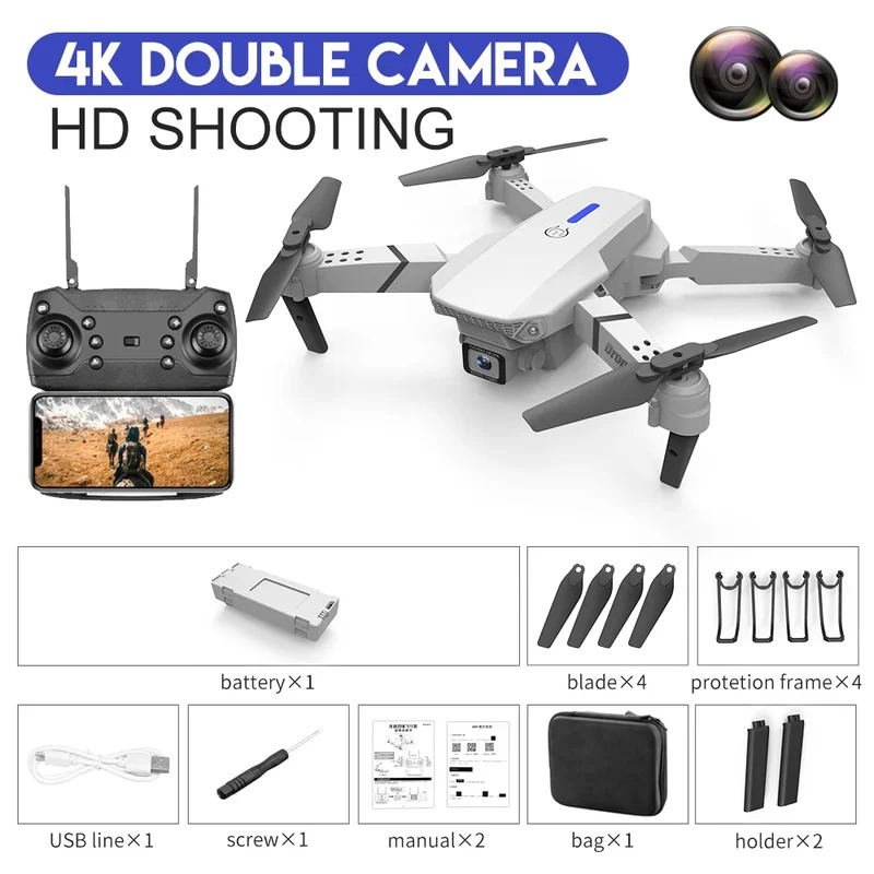 E88 ProIntelligent Folding Dro - Drone Camera Wide Angle avis et prix