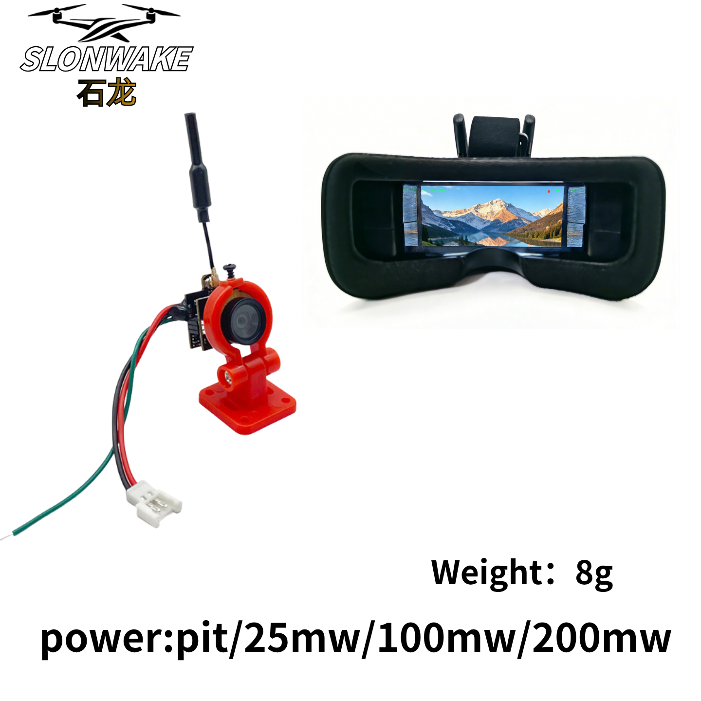 Slonwake 5.8G 48CH 200mW FPV D - Drone Camera Wide Angle avis et prix