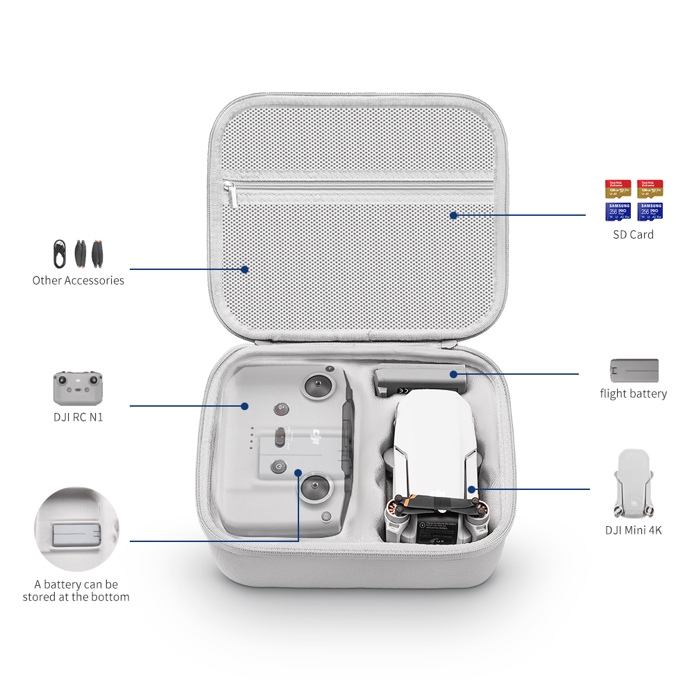 XFJI Storage Bag Protective Ca - Drone Camera Case avis et prix