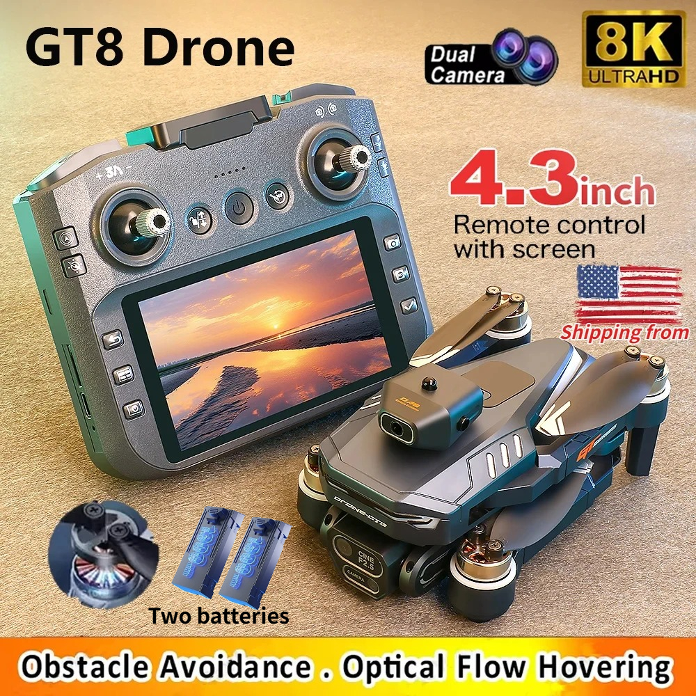 GT8 Drone 4.3inch Screen Contr - Drone Camera Vlog avis et prix