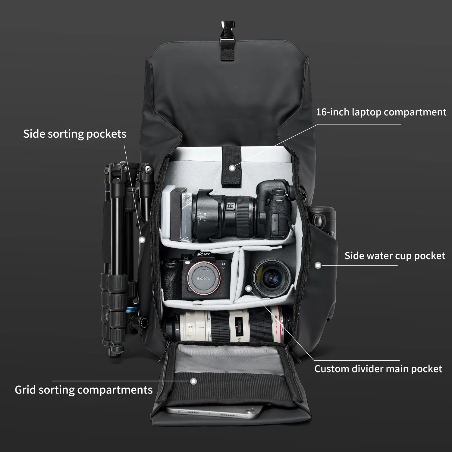 Photography backpack DSLR came - Drone Camera Waterproof avis et prix