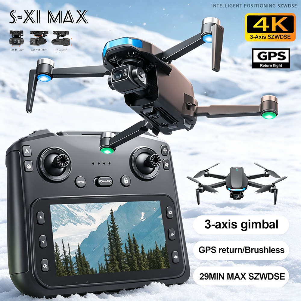 New S-X1 MAX Drone GPS 8K Prof - Drone Camera With Gimbal avis et prix