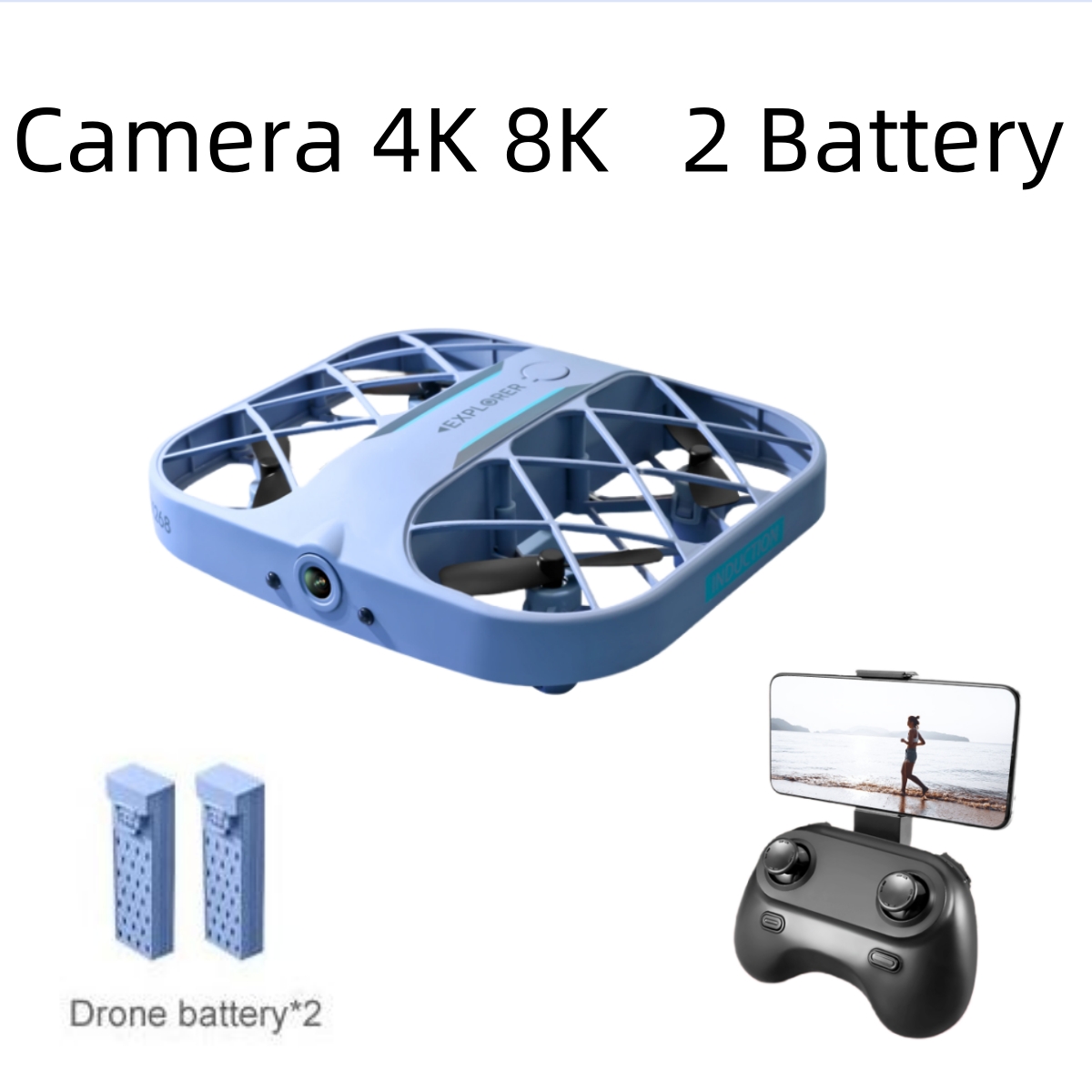 JJRC H107 FPV RC Drone with 2  - Drone Camera Night Vision avis et prix