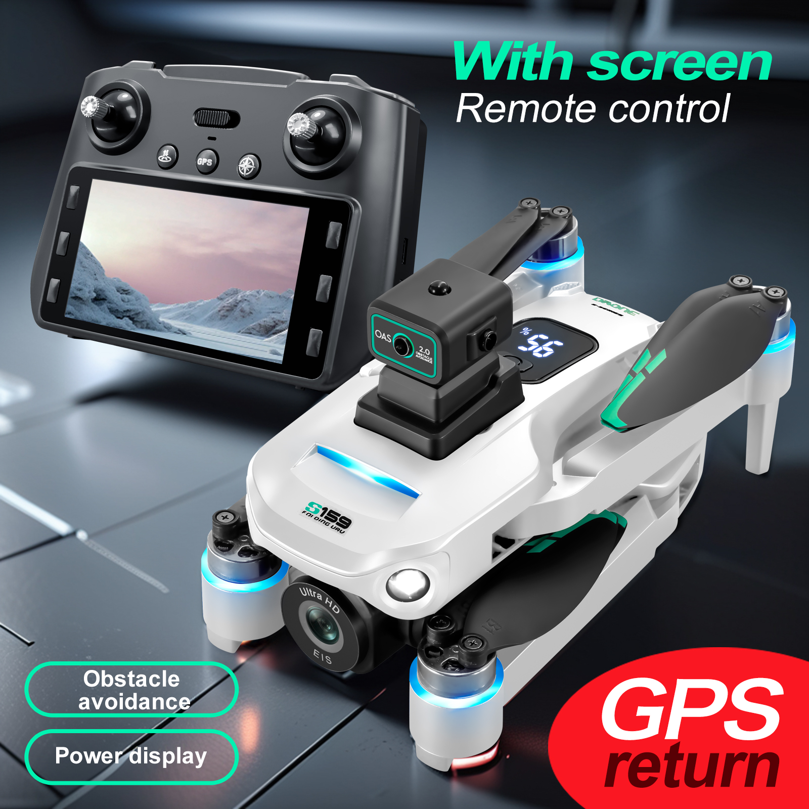 S159 GPS Drone 4K Profesional  - Drone Camera Night Vision avis et prix