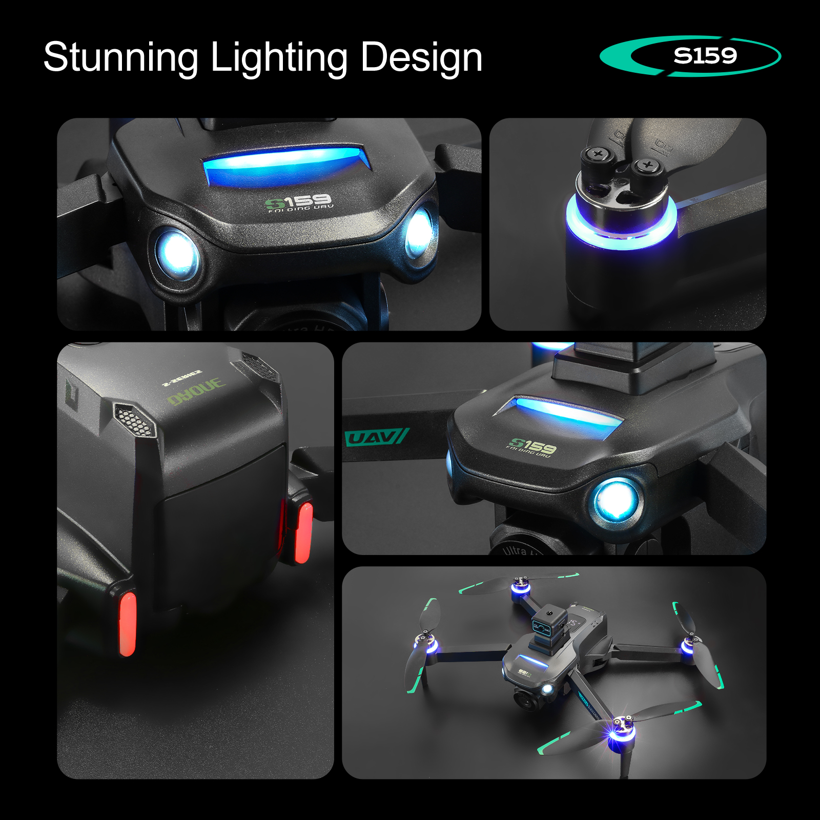 S159 GPS Drone 4K Profesional  - Drone Camera Night Vision avis et prix