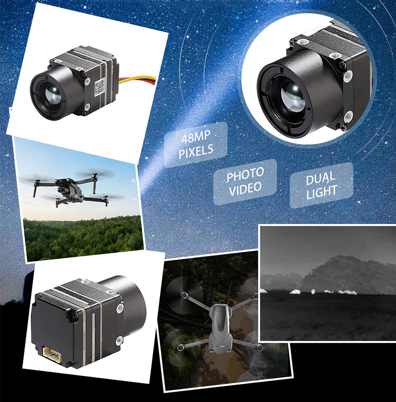 New Arrival 640x512 FPV Drone  - Drone Camera Thermal avis et prix